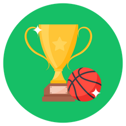 Basketball-Trophäe  Symbol