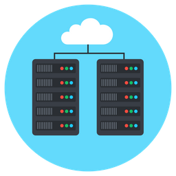 Cloud Dataserver  Icon