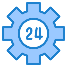 24 Hour Support  Icon