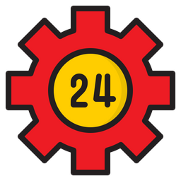 24 Hour Support  Icon