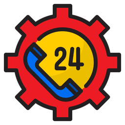 24 Hour Service  Icon