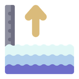 Wasserbarriere  Symbol