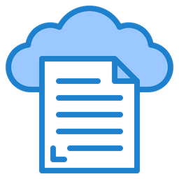 Cloud File  Icon