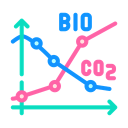 Produktion von Biokraftstoffen  Symbol