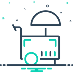 음식 가판대  아이콘