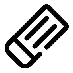 Radiergummi  Symbol