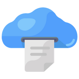 Cloud File  Icon