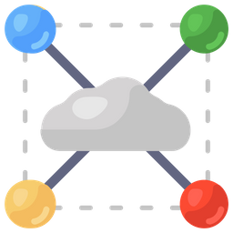 Cloud Network  Icon