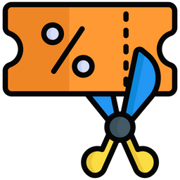 Cut Coupon  Icon