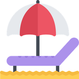 Beach Chaise Longue  Icon