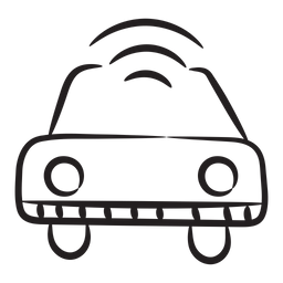 Autonomes Fahrzeug  Symbol