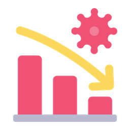 Diminuir gráfico de vírus  Ícone