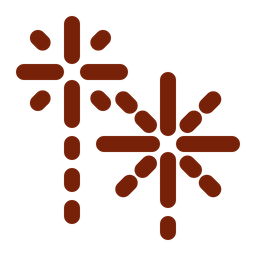 Feuerwerk  Symbol