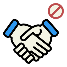 Avoiding Handshake  Icon