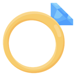 Diamant-Ring  Symbol