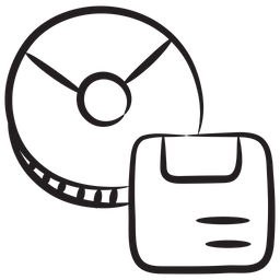 CD 저장  아이콘
