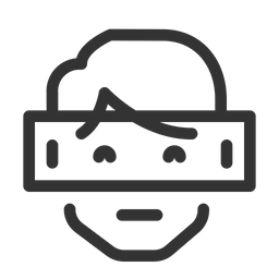 Gesichtsscanner  Symbol