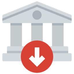 Bank Down  Icon