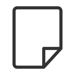 Blank Document  Icon