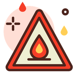 Fire Alert Sign  Icon