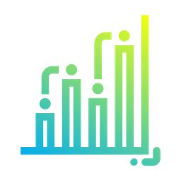 Gráfico de barras  Ícone