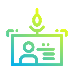 Cartões de identificação  Ícone