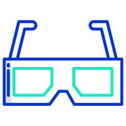 3 D Goggles  Icon