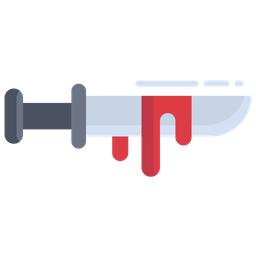 Verbrechen Messer  Symbol