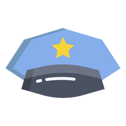 Sombrero de policia  Icono