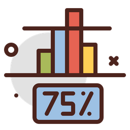 75 Prozent  Symbol