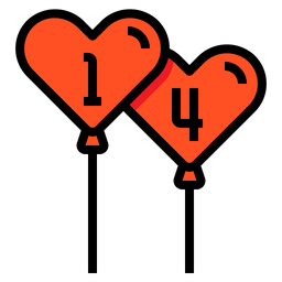 Heart Balloon  Icon