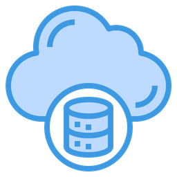 Cloud data server  Icon