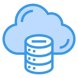 Cloud database  Icon