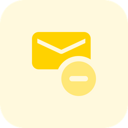 E-Mail löschen  Symbol