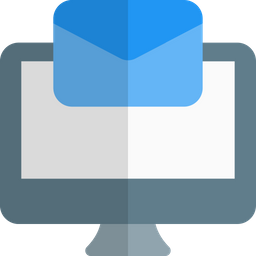 Desktop Email  Icon