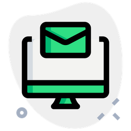 Desktop Email  Icon