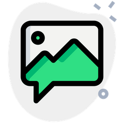 Chat Image  Icon