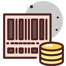 Barcode Coin  Icon