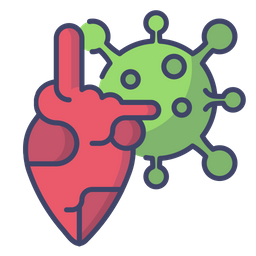 Corona Heart  Icon