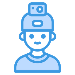 Helmet Camera  Icon