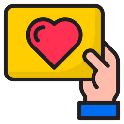 Giving Love Card  Icon