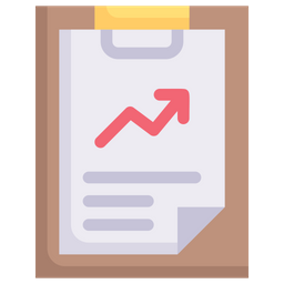 Clipboard Growth  Icon