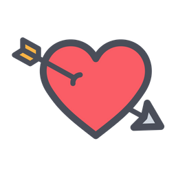 Heart Arrow  Icon