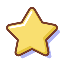 Gold star  Icon