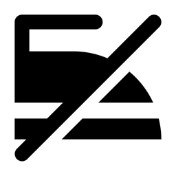 Kein Eisen  Symbol