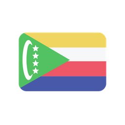 Comoros Flag Country Icône