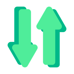 Both Directions Arrow  Icon