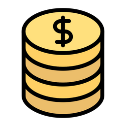 Dollar Coins  Icon