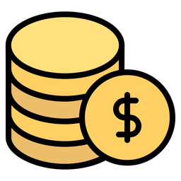 Dollar Coins  Icon