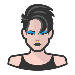 Nosering Punk Girl  Icon